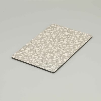 Серая мраморная алюминиевая композитная панель 4ft 8ft Алюминиевое Pvdf покрытие