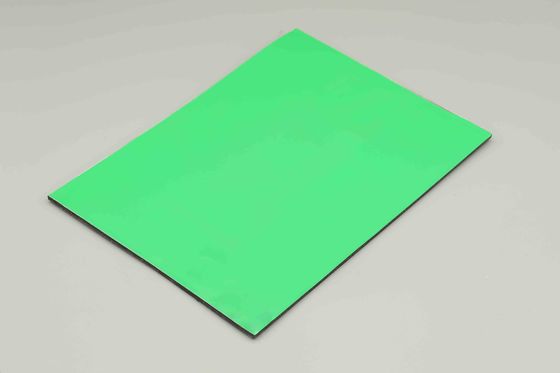 SGS Apple Green PE Алюминиевая композитная панель Acp Sheet Интерьер 4 X 8ft
