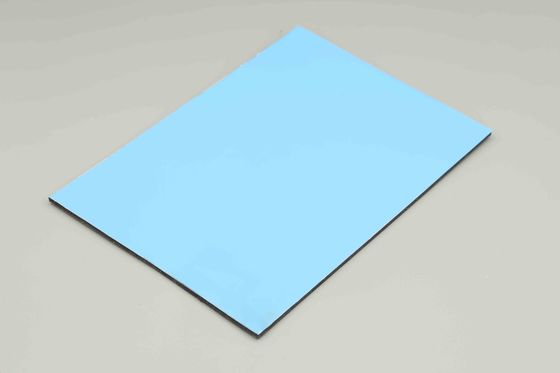 Sky Blue Indoor Acp Sheet Building Decoration 4MM Внешняя стена 48 дюймов х 96 дюймов