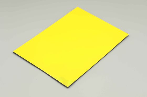 Ультрафиолетоустойчивый желтый внешний лист Acp Acp 3d Стенные панели 3MM 48 X 96 дюймов
