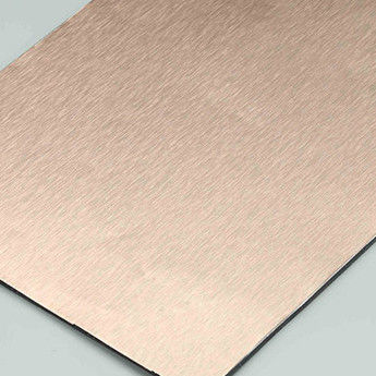 HDPE Brushed Aluminium Composite Panel 4MM 1,22 X 2,44m Pe Алюминиевая композитная панель