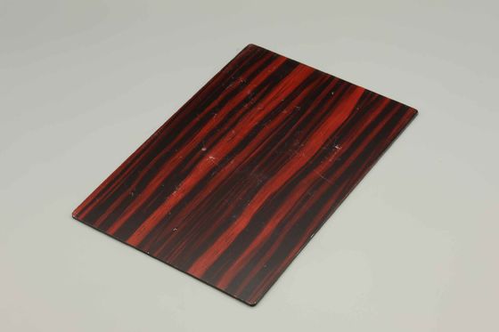 дизайн двери для внутренней стены Имитация деревянного зерна Алюминиевая композитная панель 4 мм панели для облицовки стен