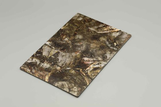 Анти-царапина Pvdf Terrazzo Рекламируя мрамор Acp Алюминиевая композитная панель для строительства наружных стен и внутренней облицовки стеновыми панелями