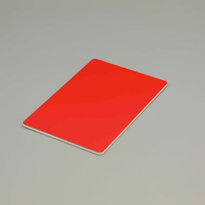 4 X 8ft Red Fire Proof B1 A2 Rated Pvdf Алюминиевая композитная панель Acp Листы для фасадной стены облицовки Декорация антикоррозия