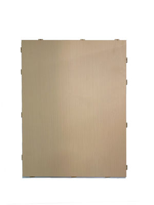 Деревянная алюминиевая панель с фторуглеродным покрытием для долговечности фасадной стены и устойчивости к атмосферным воздействиям, плоской гладкости