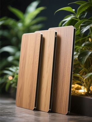 FR Деревянная отделка Алюминиевые композитные панели ACP для наружных ворот