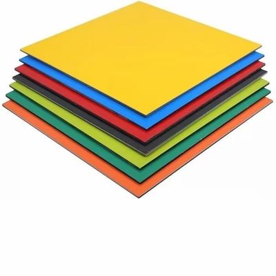 Панели ACP с покрытием из PVDF PE 2,44 м, экобезопасные, без запаха, для облицовки внутренних и наружных стен